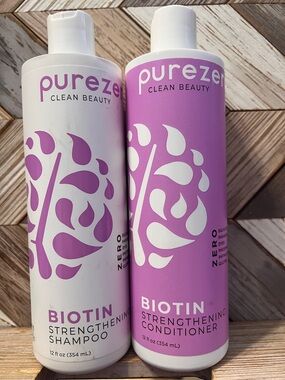 Biotin Strengthening Shampoo & Conditioner - 12 fl oz each